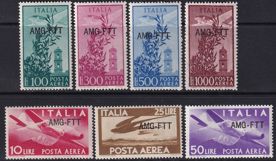 Trieste Zone A 1949 Sc C20-6 air post set MLH*