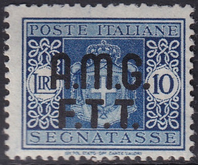 Trieste Zone A 1947 Sc J4 postage due MLH* some disturbed gum