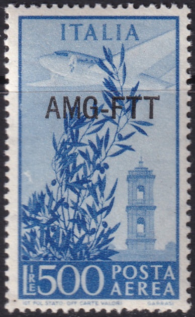 Trieste Zone A 1950 Sc C25 air post MNH** writing on back