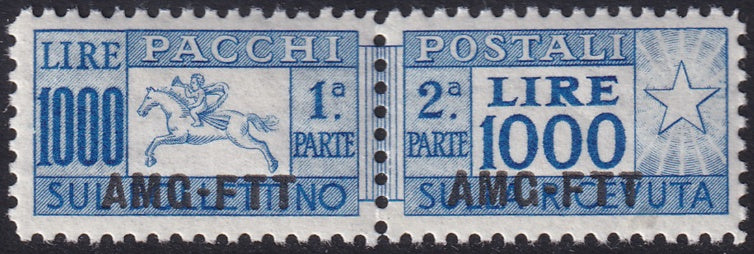 Trieste Zone A 1954 Sc Q26 parcel post MNH**