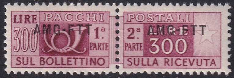 Trieste Zone A 1950 Sc Q24 parcel post MNH**
