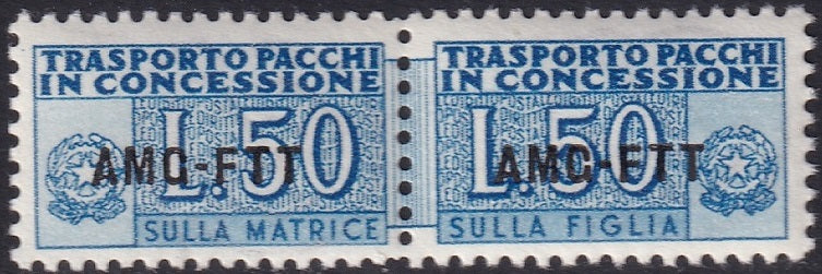 Trieste Zone A 1953 Sc QY2 parcel post authorized MNH**