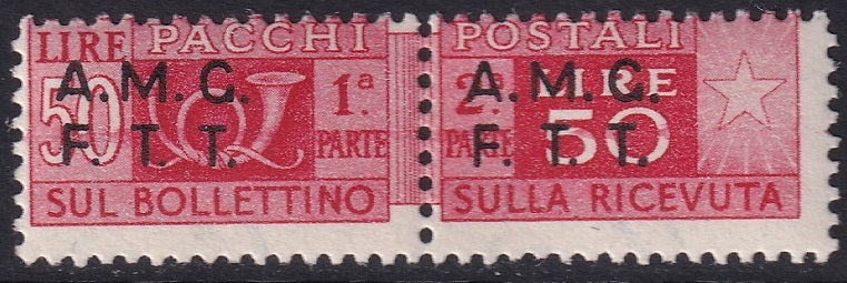 Trieste Zone A 1947 Sc Q8 parcel post MNH**