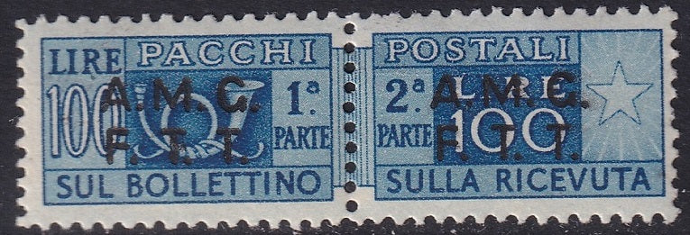 Trieste Zone A 1947 Sc Q9 parcel post MH*