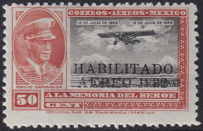 Mexico 1932 Sc C44 air post MH*