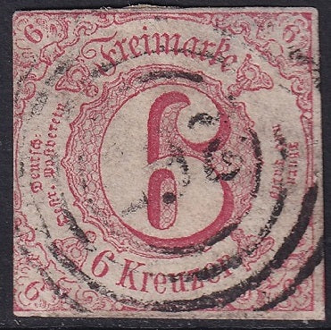 Thurn & Taxis 1860 Sc 49 used