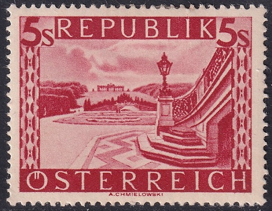 Austria 1946 Sc 499 MH* disturbed gum