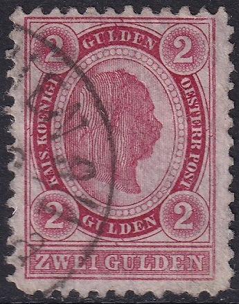 Austria 1890 Sc 64 used perf 11.5