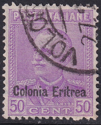 Eritrea 1928 Sc 106 used Volo[..] cancel