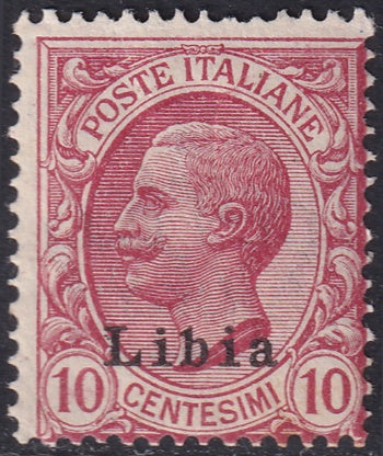 Libya 1912 Sc 4 MLH* type I overprint