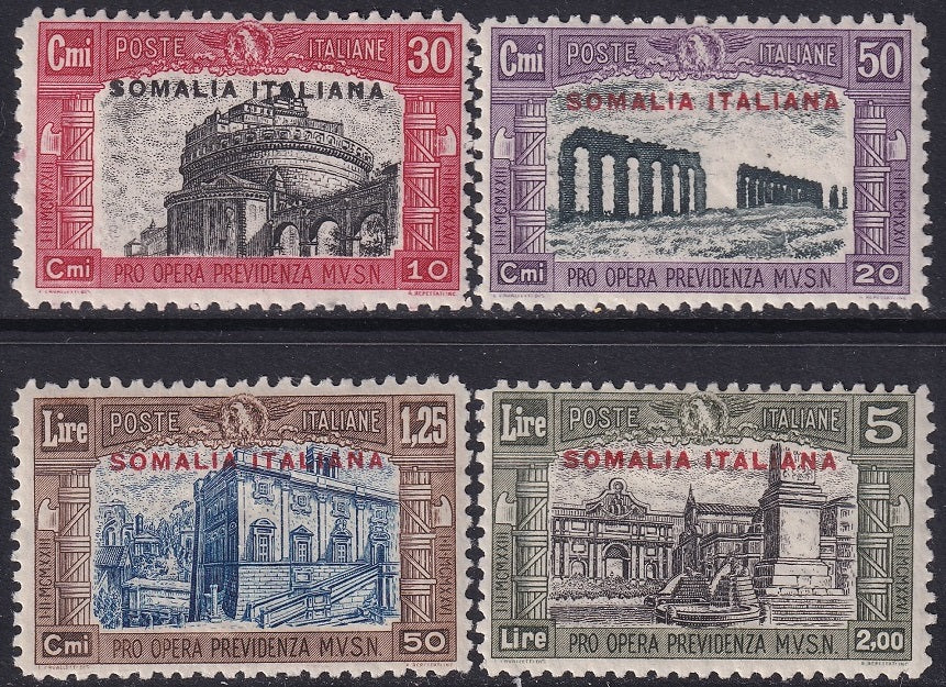 Somalia 1929 Sc B25-8 set MH*