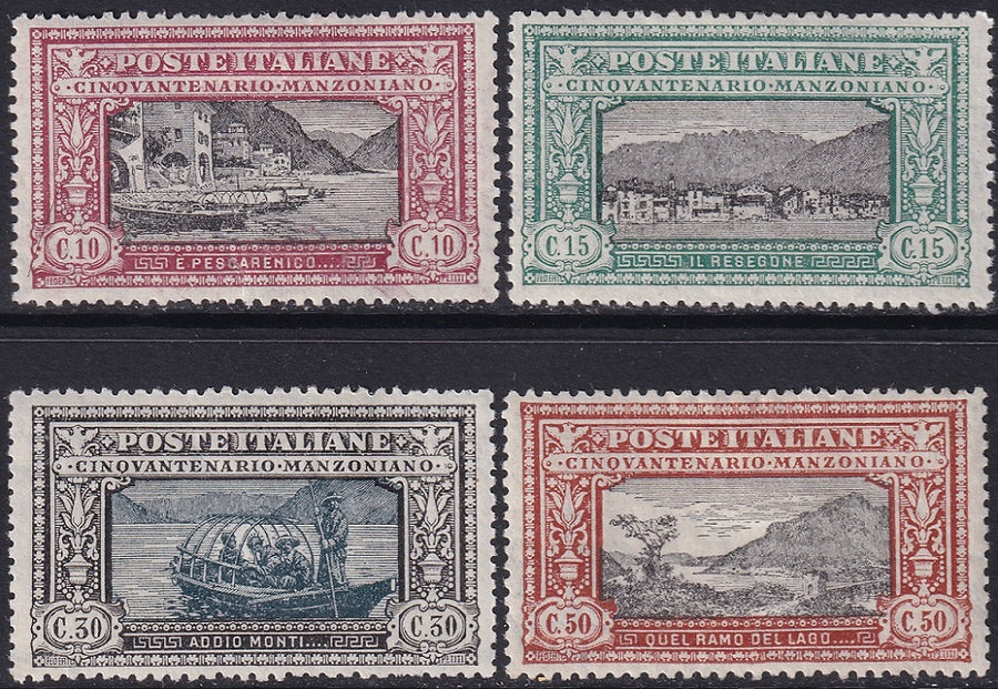 Italy 1923 Sc 165-8 partial set MH*