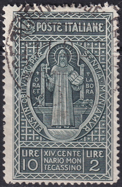 Italy 1929 Sc 238 used Cervign[..] cancel