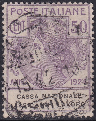 Italy 1924 Sa 21 parastatali used