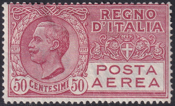 Italy 1928 Sc C3 air post MH* some gum crazing