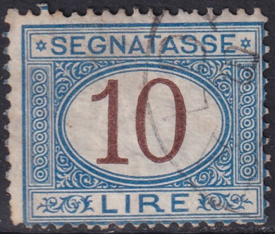 Italy 1874 Sc J19 postage due used creases