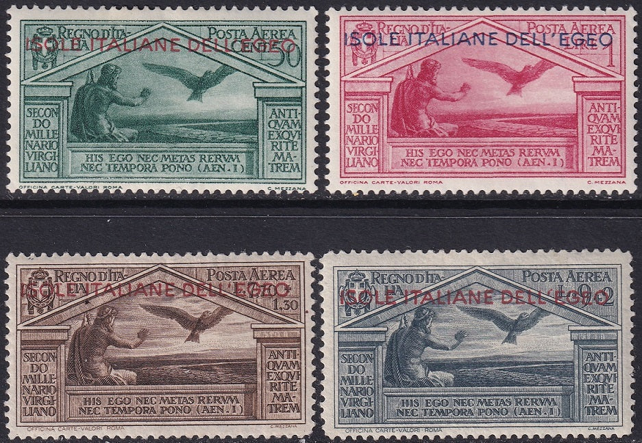 Italy Aegean 1930 Sc C4-7 air post set MH*