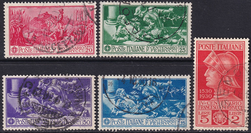 Italy 1934 Sc 242-6 set used