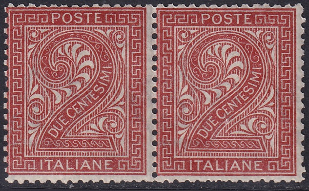 Italy 1865 Sc 25 pair MNH**