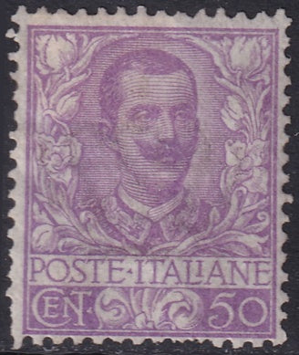 Italy 1901 Sc 85 MH* damaged perfs