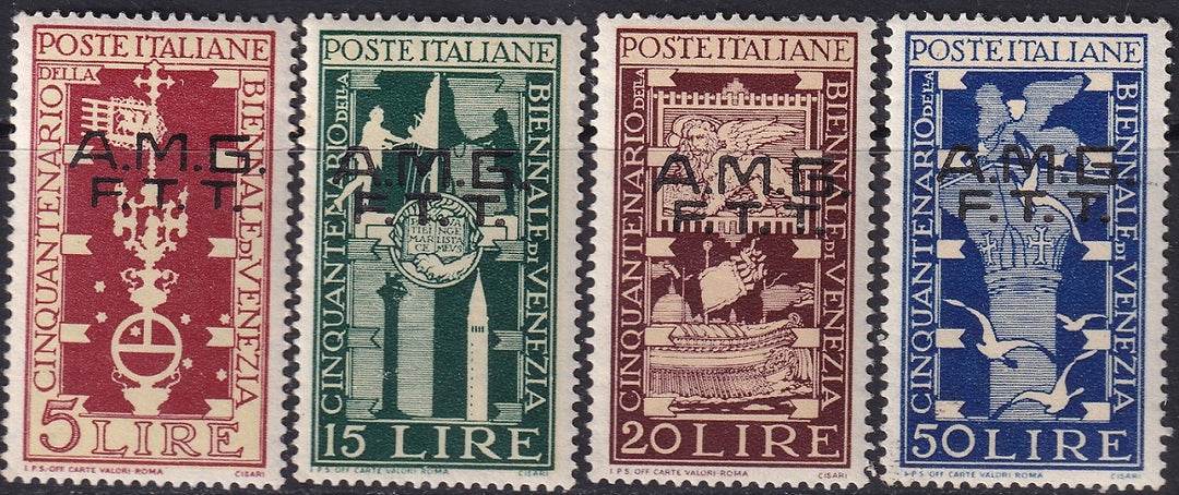 Trieste Zone A 1949 Sc 36-9 set MNH**/MLH*