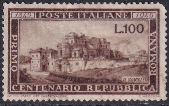 Italy 1949 Sc 518 used light cancel