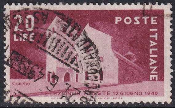 Italy 1949 Sc 521 used