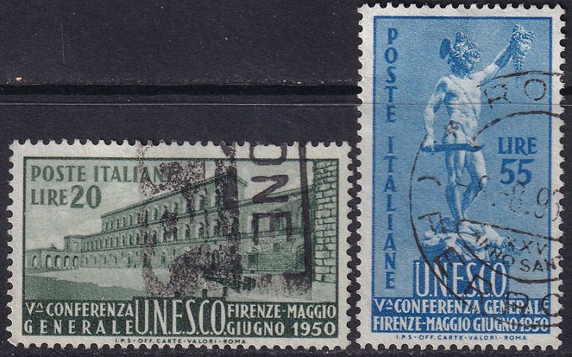 Italy 1950 Sc 533-4 set used