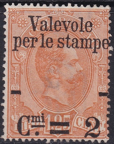 Italy 1890 Sc 62 MNG(*)