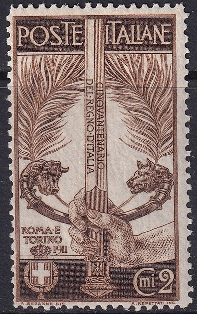 Italy 1911 Sc 119c MH* perf 13.5