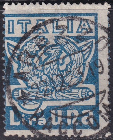 Italy 1923 Sc 162 used Arezzo cancel