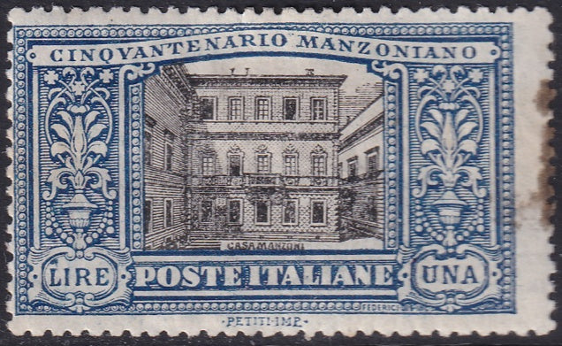 Italy 1923 Sc 169 MH* stained glazed gum