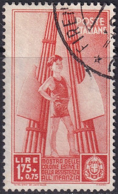 Italy 1937 Sc 374 used Firenze cancel