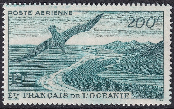 French Polynesia 1948 Sc C19 air post MLH*