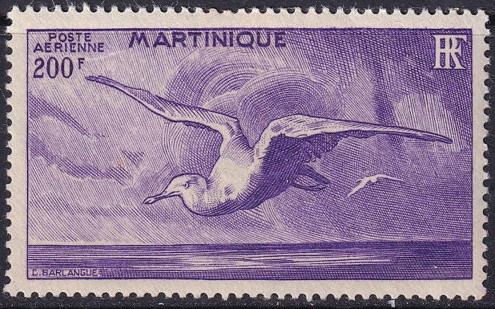 Martinique 1947 Sc C12 air post MLH*