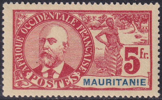 Mauritania 1906 Sc 17 MH*