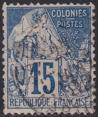 French Colonies 1881 Sc 51 used Saint [..] Martinique cancel