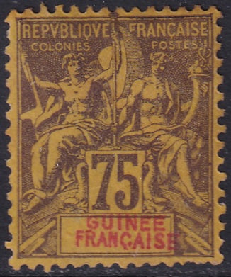 French Guinea 1892 Sc 16 MLH*