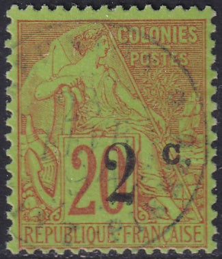 Reunion 1893 Sc 55 used type III