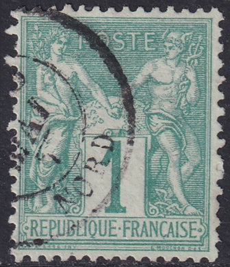 France 1876 Sc 64 used type I