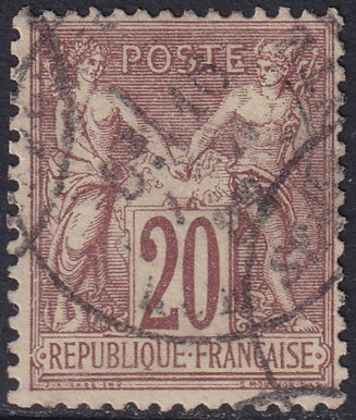 France 1876 Sc 71 used type I