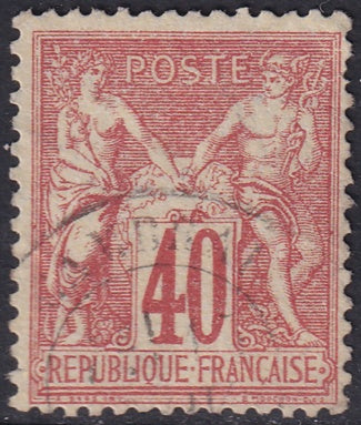 France 1878 Sc 74 used type I