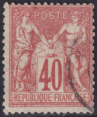 France 1878 Sc 74 used type I