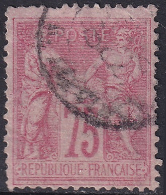 France 1885 Sc 83 used type II