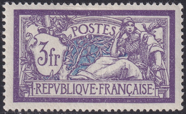 France 1925 Sc 128 MH* large crease