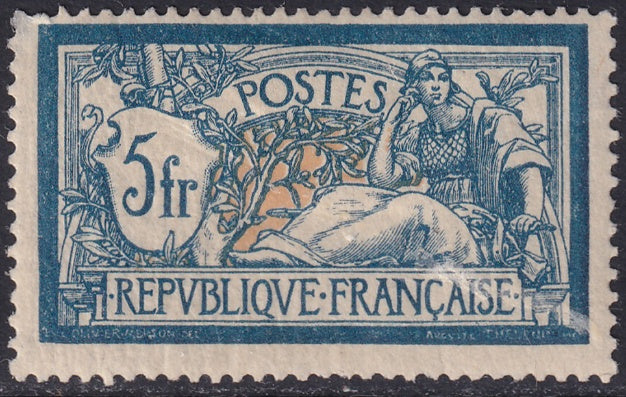 France 1900 Sc 130 MH* cream paper small corner thin