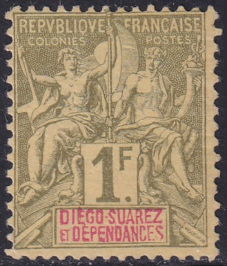 Diego Suarez 1892 Sc 37 MNG(*)