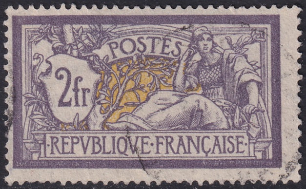 France 1900 Sc 126 used small thin