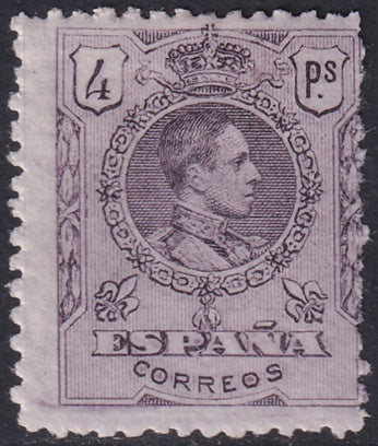 Spain 1909 Sc 307 MH* some perf damage