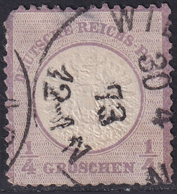 Germany 1872 Sc 14 used damaged top